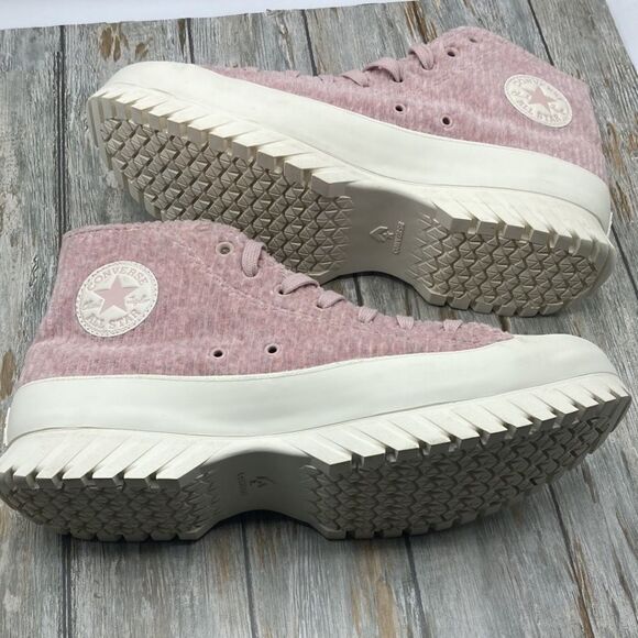 Converse Chuck Taylor All Star Lugged 2.0 Velour Hightop Sneaker Shoes Size 11.5 - Picture 5 of 12